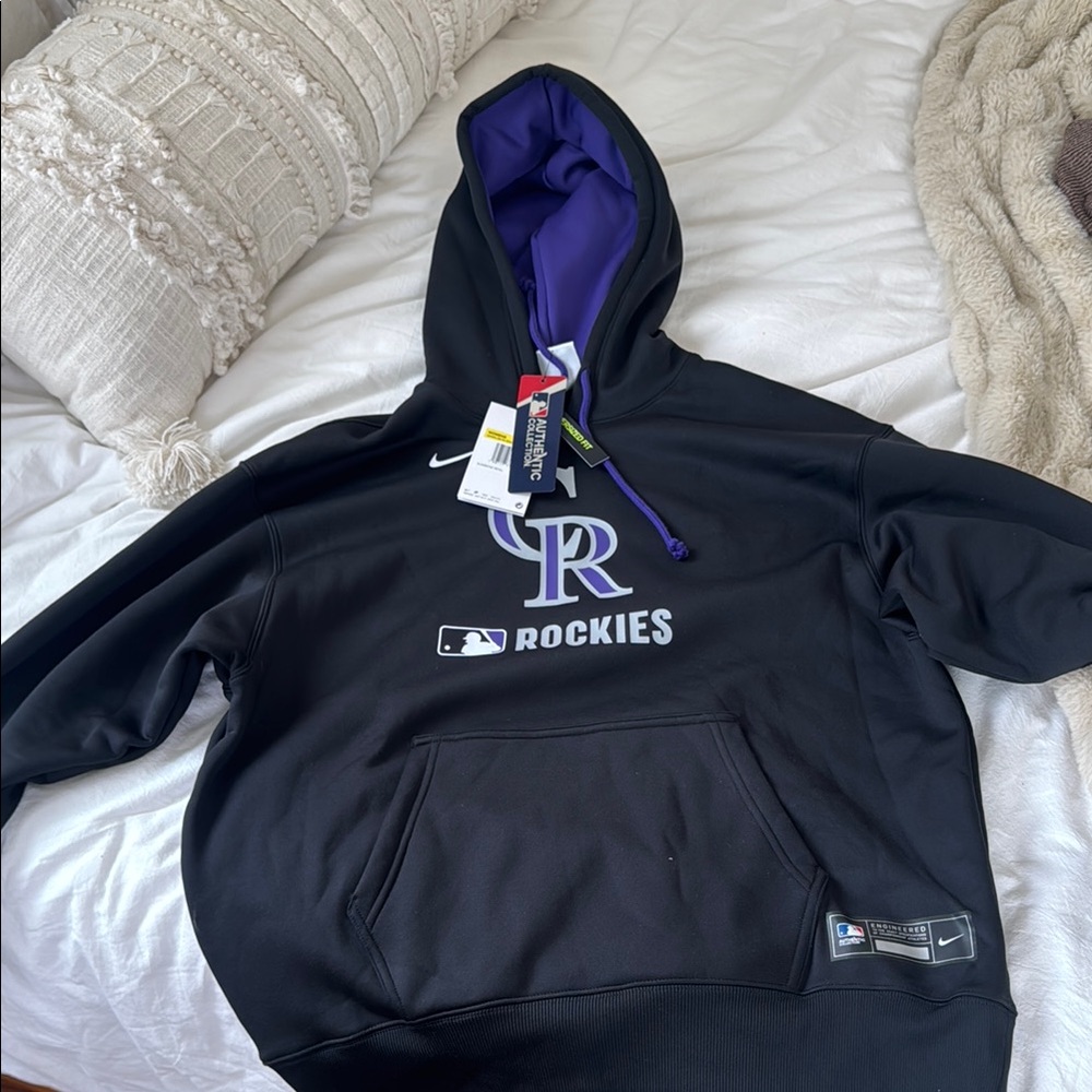 Nike Colorado Rockies Black Hoodie